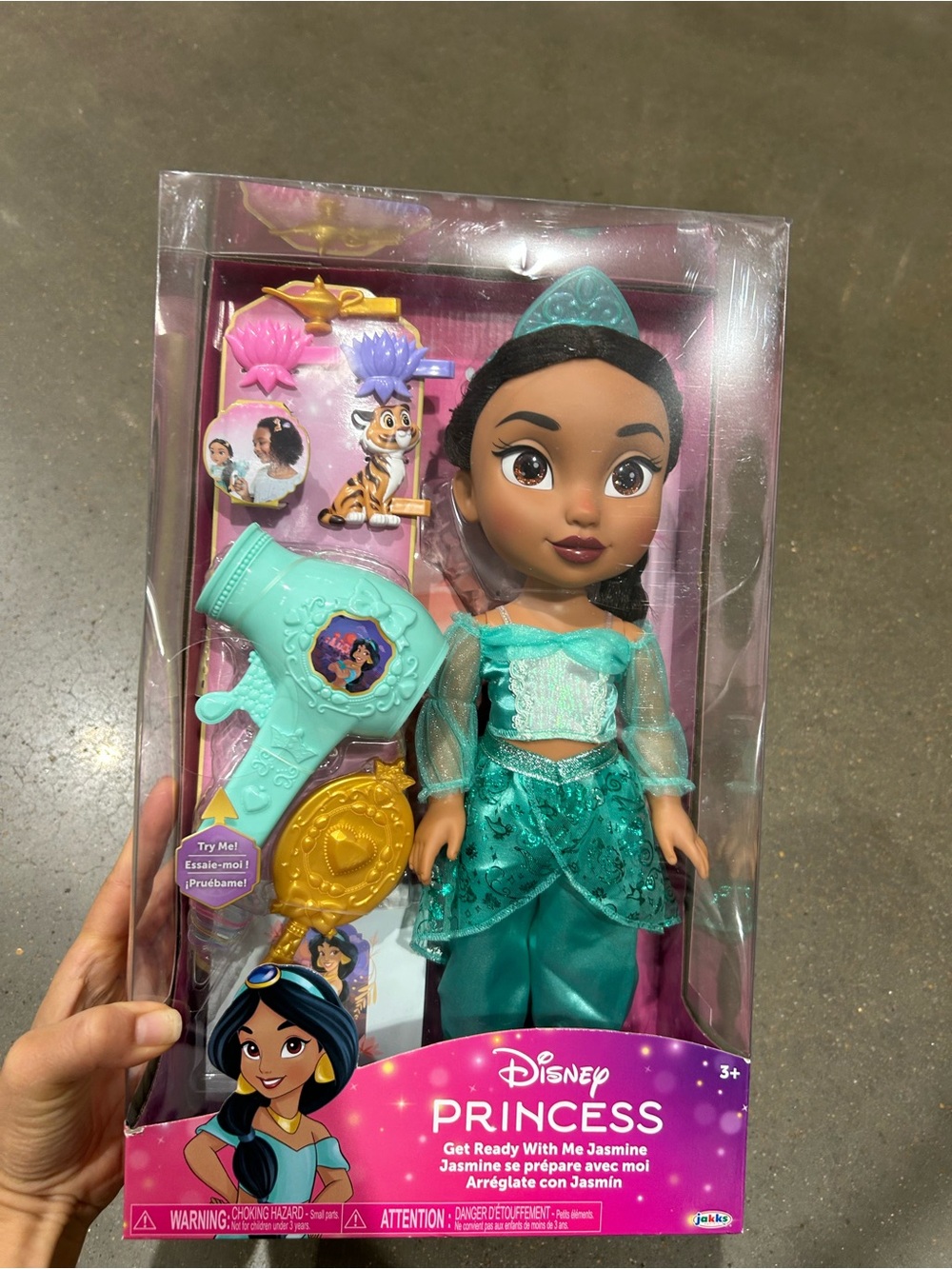 Licensed Disney Princess large doll & hair play set